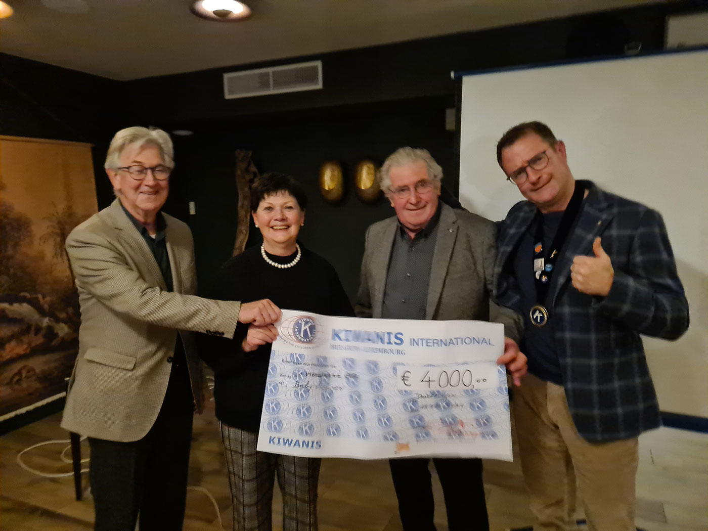 4000 EUR voor Babynest vzw